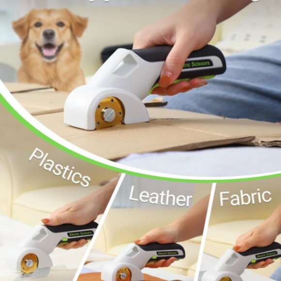 NEW 4V Cordless Electric Scissors, Cardboard Cutter - Picture 7 of 7